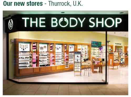 The Body Shop Sales 2nd half-year Variation As a %