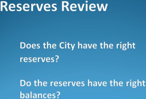07/03/2019 What did we find? 2009 2018 Reserve Utilization $ Million Reserve Type Total Contributions Total Withdrawals % Utilization Sewer Reserves $23.0 $21.2 92% Water Reserves $59.5 $47.