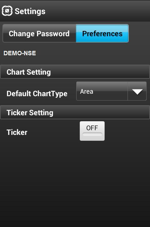 7.2. Preferences This option is available to both investor clients as well as open users Set the default chart type to any