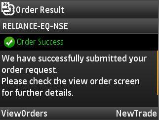 o To modify the order entry attributes NOW user is required to click on Modify button and user will move back to place order window, where order attributes can be