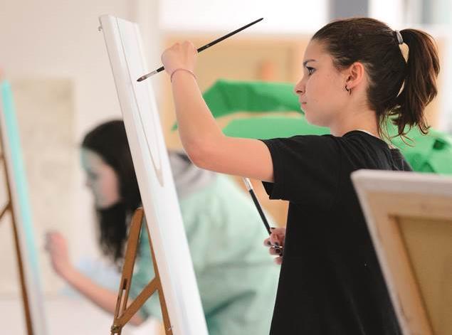 Liechtenstein Art School Competence center for Art and Design Promotes creative talents and abilities of people Extracurricular education