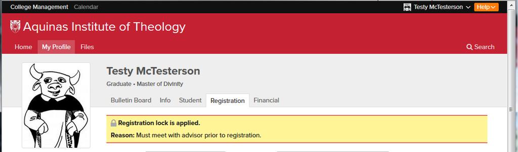 Once you have logged in, you will see the Alerts, the News Feed, the Events Calendar (with the academic calendar), and any courses in which you are currently registered.