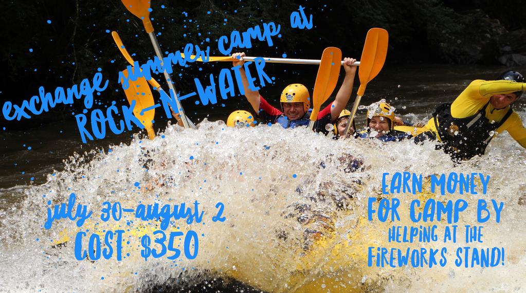 Rock-N-Water Summer Camp July 30-August 2, 2017 @ Rock-N-Water, 6580 CA-49, Lotus, CA, 95651 Cost: $350 Join us July 30th-August 2nd, 2017 for Summer Camp @ Rock-N-Water in Lotus, CA where we will be