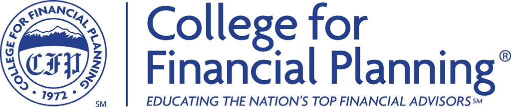 Founded in 1972, The College for Financial Planning created the prestigious CFP certification and has educated over 160,000 financial professionals.