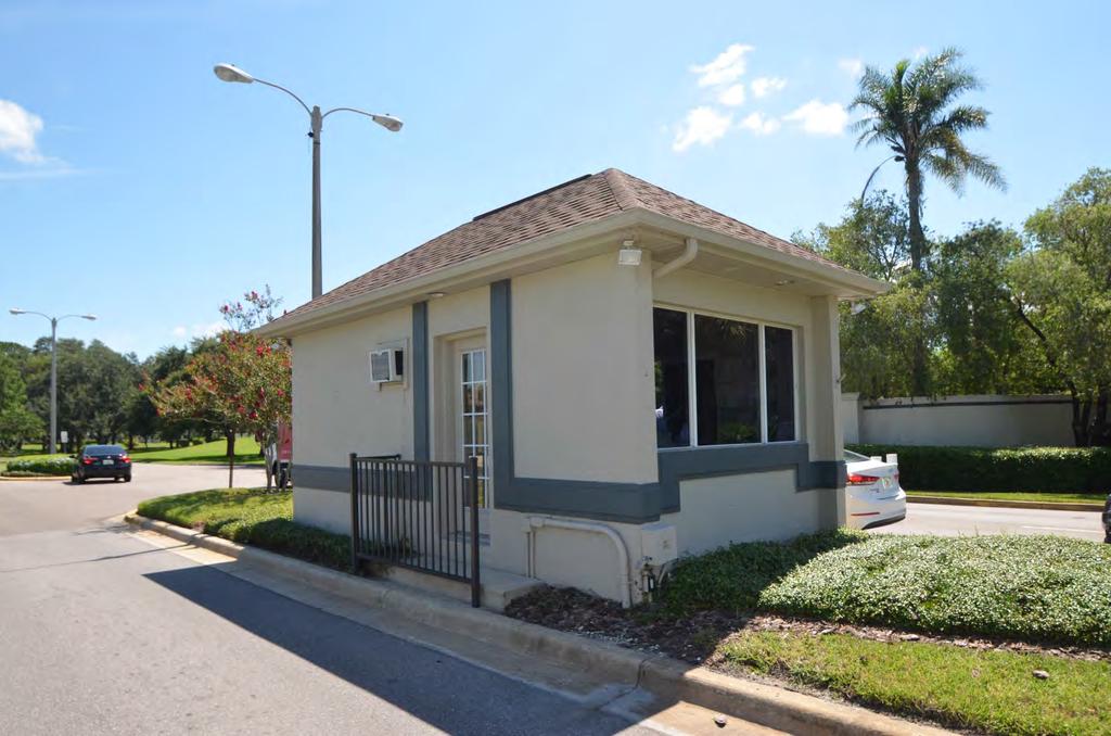 Representative guardhouse exteriors (Tampa