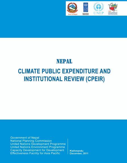 Analyses of spending on climate-related