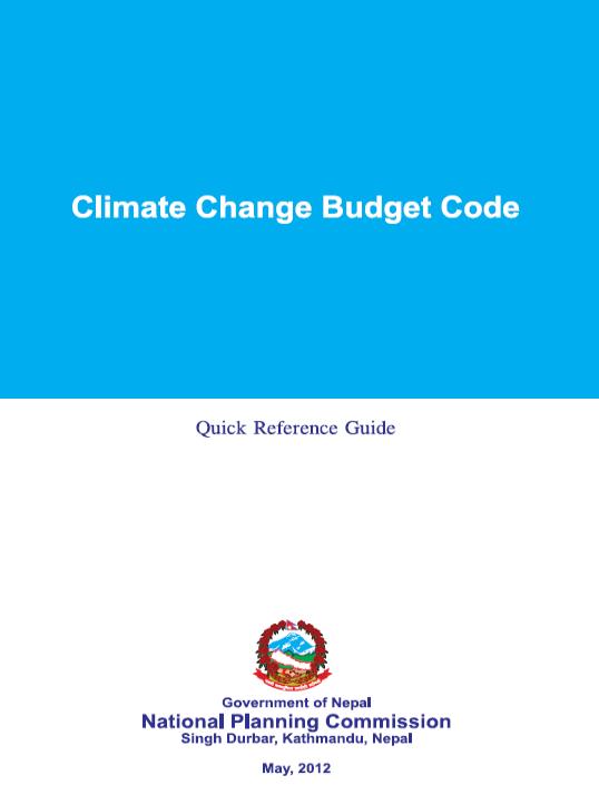 system to identify climate spending is