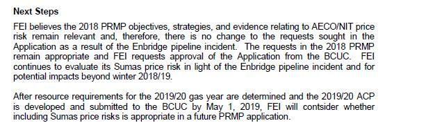 Page. Reference: Exhibit B-0, page 0. Please discuss the steps that FEI is taking to evaluate its Sumas price risk. FEI is evaluating its Sumas price risk by assessing market price and supply risks.