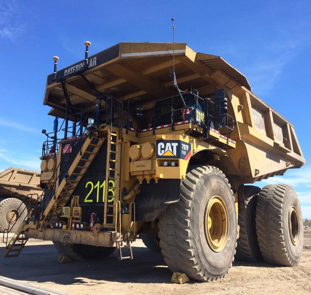 Autonomous haul trucks Ongoing pilot to increase mine safety and productivity GPS Partnering with Caterpillar and Finning Fleet of seven trucks in