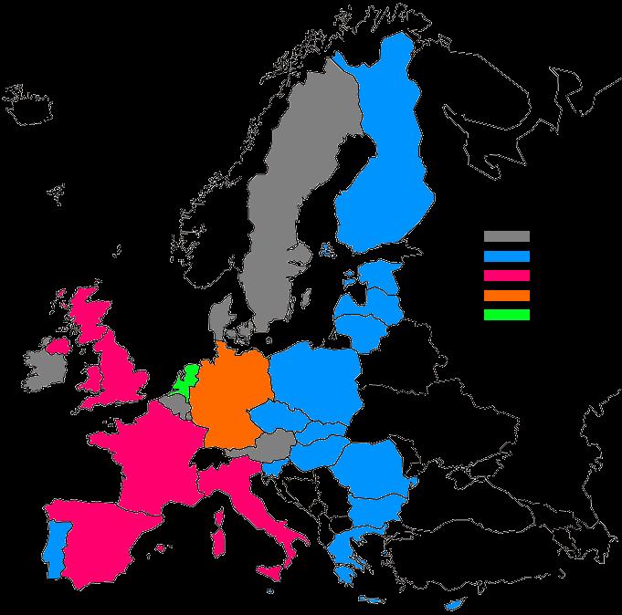 observe significant disproportions. Most of the EU Member States occur in cluster 2, which comprises 55.56% of all members.