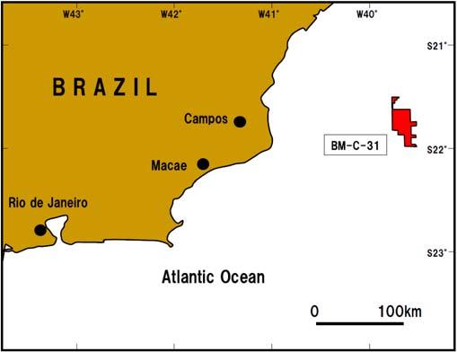 New Exploration Project / Exploration Performance Block BMC31 (Brazil) Acquired a new exploration block in November 2008: Block BMC31 in Campos Basin, Offshore Brazil Participating Interest: 20%
