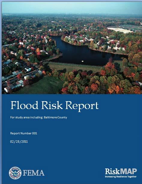 Flood Risk Report Increase General Flood Risk Awareness Risk Definitions and Causes Risk Reduction Techniques and Mitigation Practices Deliver Community and Project Level Results Project Results