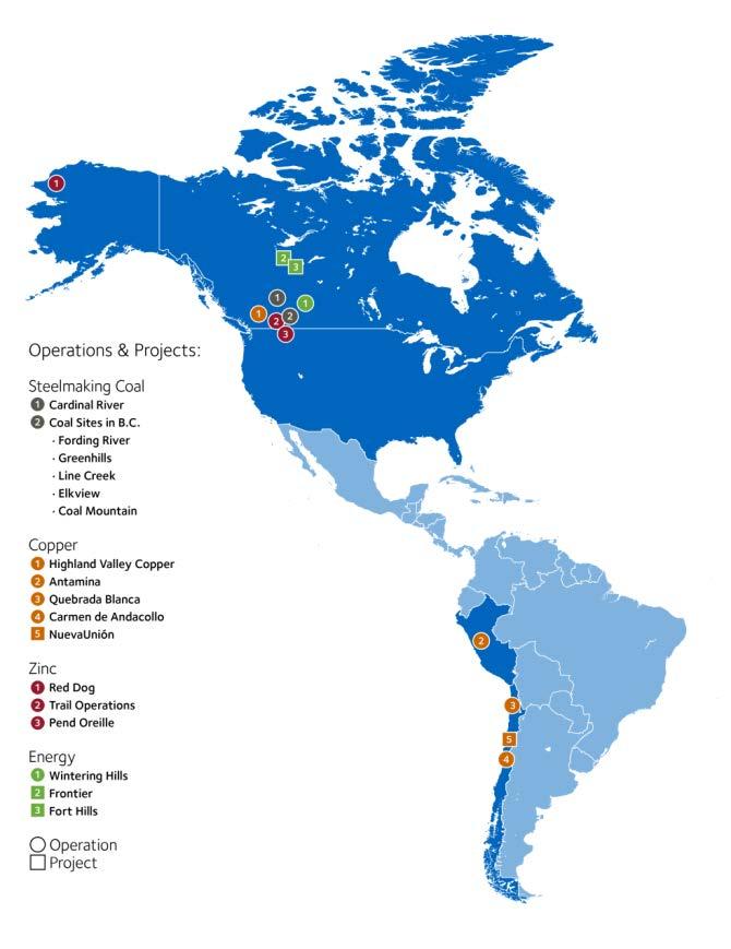 Global Assets & Interests Significant presence in BC: 7 Operations 2 Projects 2 Technology/R&D facilities Interests in a port and hydro facility Strong