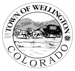 TOWN OF WELLINGTON PLANNING COMMISSION REGULAR MEETING MINUTES The for the Town of Wellington, Colorado, me