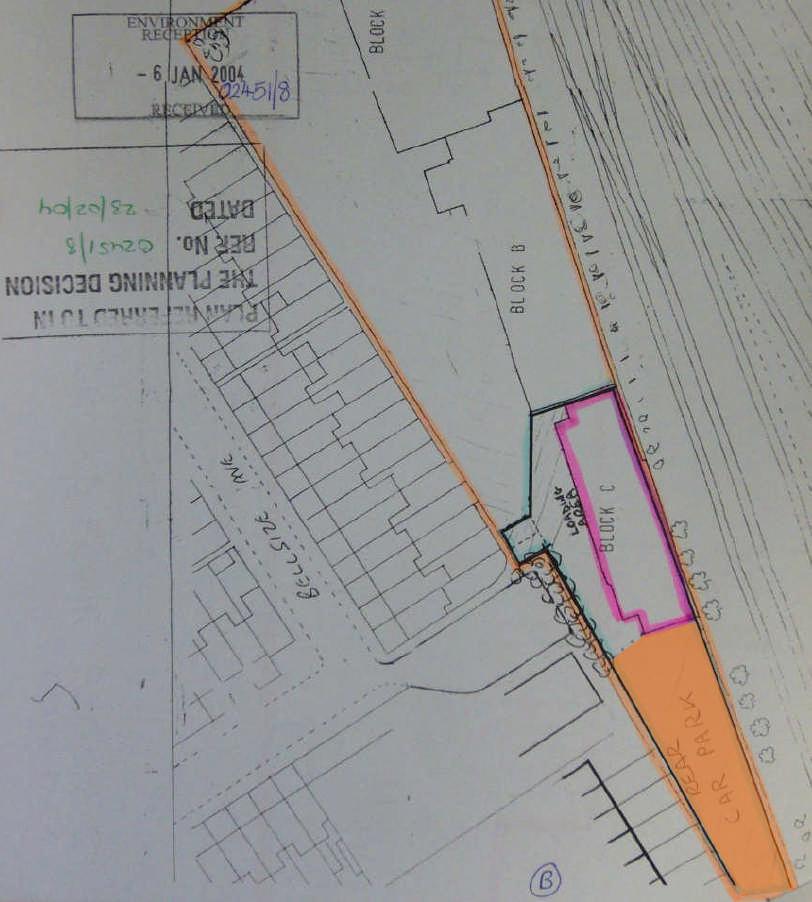 In 2004 there was an application to permit Block C at the western end of the site to be used for motor car repair and servicing.