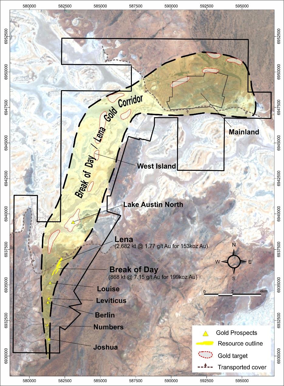 Musgrave has entered into an Option Agreement to acquire 10 of the non-alluvial gold rights to the Mainland Project in the Cue region.