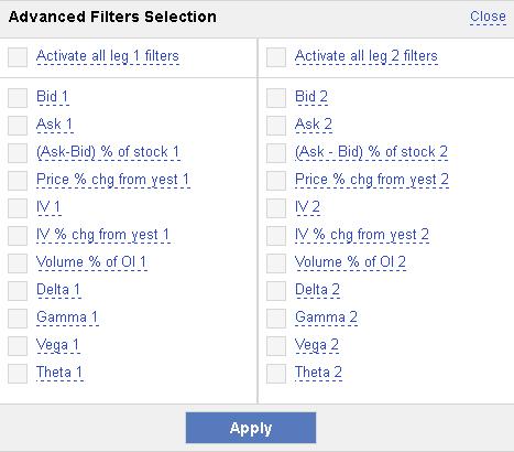 12 Below we describe what each of these filters means in detail. Note that if you wish to cancel some advanced filter, you need to erase the criteria.