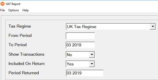 12. VAT REPORTING If you wish to view the details of a previously submitted return, either at summary or transaction level, then you can use Nominal > VAT > VAT Report.