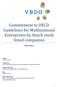 Commitment to OECD Guidelines for Multinational Enterprises by Dutch stock listed companies