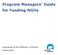 Program Managers Guide for Funding NGOs