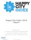 Happy City Index 2016 Report