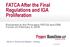 FATCA After the Final Regulations and IGA Proliferation