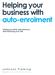 Helping your business with auto-enrolment