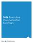 2016 Executive Compensation Summary