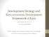 Development Strategy and Socio-economic Development Framework of Laos