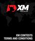 TERMS AND CONDITIONS - XM CONTESTS