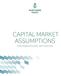CAPITAL MARKET ASSUMPTIONS FIVE-YEAR OUTLOOK: 2017 EDITION