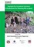 Payment for Ecosystem Services: A Guide Book for Planning PES projects