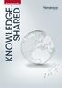 KNOWLEDGE. SHARED. Annual Report 2013
