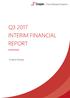 Q INTERIM FINANCIAL REPORT. Crayon Group