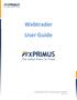Webtrader User Guide