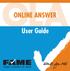 OLA ONLINE ANSWER. User Guide