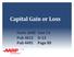 Capital Gain or Loss