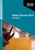 Salary Survey 2013 report. Salary Survey UK Report. Institution of Civil Engineers