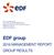EDF group 2016 MANAGEMENT REPORT GROUP RESULTS