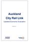 Auckland City Rail Link. Updated Economic Evaluation