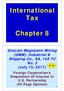 International Tax. Chapter 8