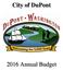 City of DuPont Annual Budget