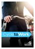 What is the Cycle to Work Scheme?
