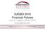 Financial Management Program. GASBO 2016 Financial Policies John G. Hulsey, CGFM, CPFO