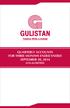GULISTAN. Textile Mills Limited QUARTERLY ACCOUNTS FOR THREE MONTHS ENDED ENDED SEPTEMBER 30, 2014 (UN-AUDITED)