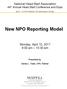 New NPO Reporting Model