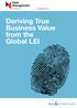 Deriving True Business Value from the Global LEI