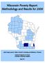 Wisconsin Poverty Report: Methodology and Results for 2009