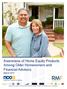 Awareness of Home Equity Products Among Older Homeowners and Financial Advisors