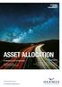 ASSET ALLOCATION. In defence of complexity. Tommaso Mancuso, Head of Hermes Multi Asset.  OUTCOME #14